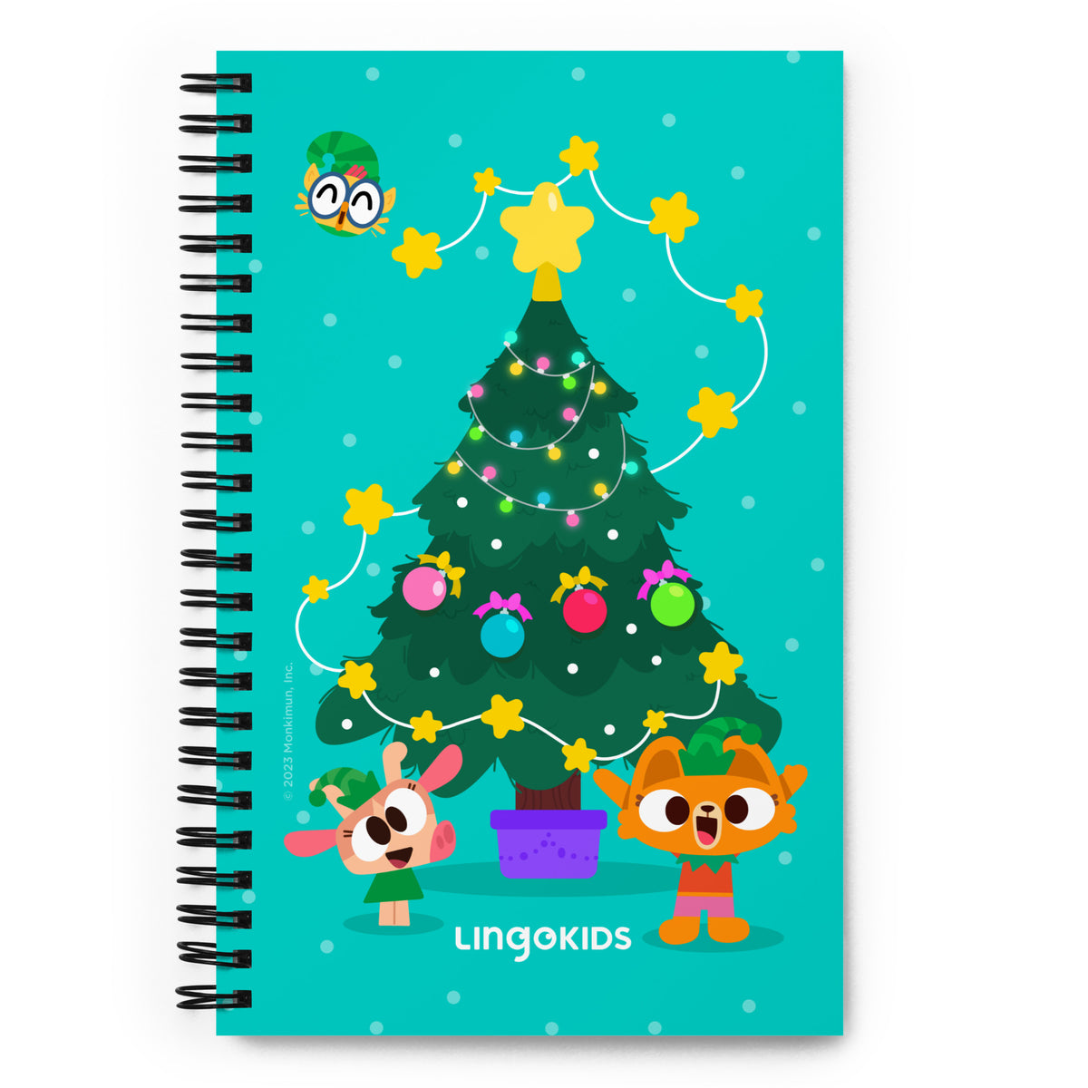 Lingokids Festive Fun Christmas Tree Notebook